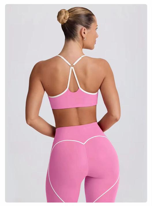 Seamless Criss-Cross Back Yoga Set