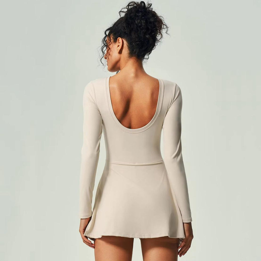 Long Sleeves 2 in 1 Dress