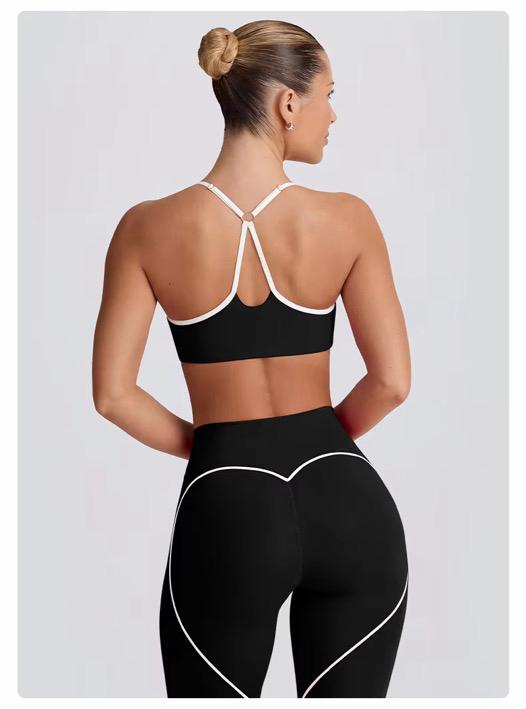 Seamless Criss-Cross Back Yoga Set