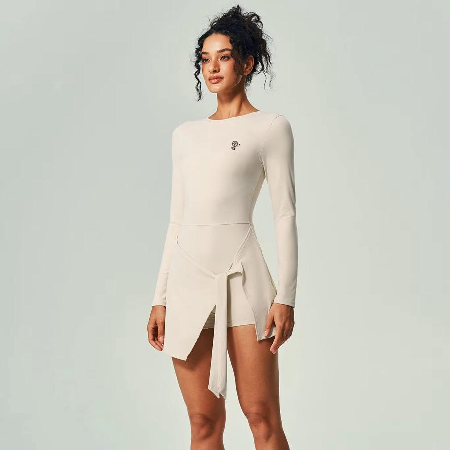 Long Sleeves 2 in 1 Dress