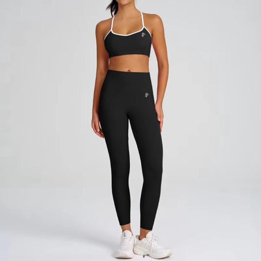 Seamless Criss-Cross Back Yoga Set