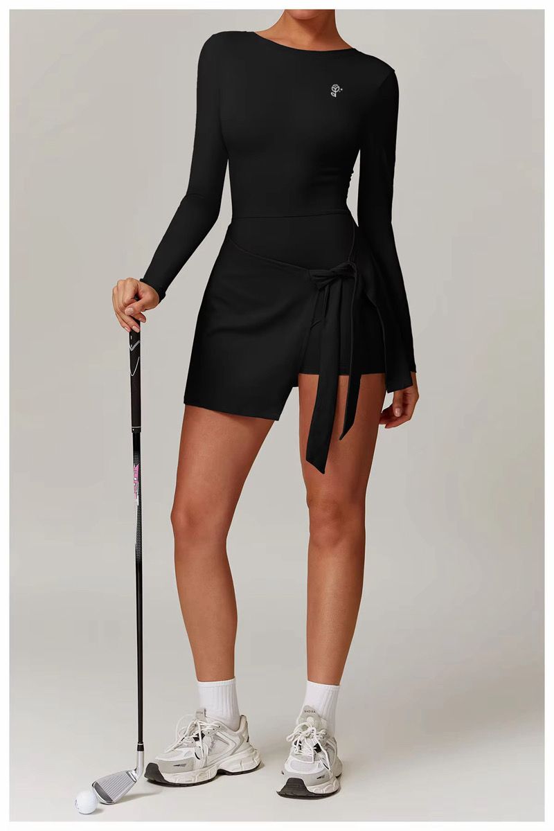 Long Sleeves 2 in 1 Dress